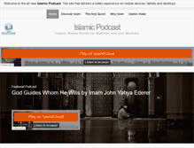 Tablet Screenshot of islamicpodcast.com